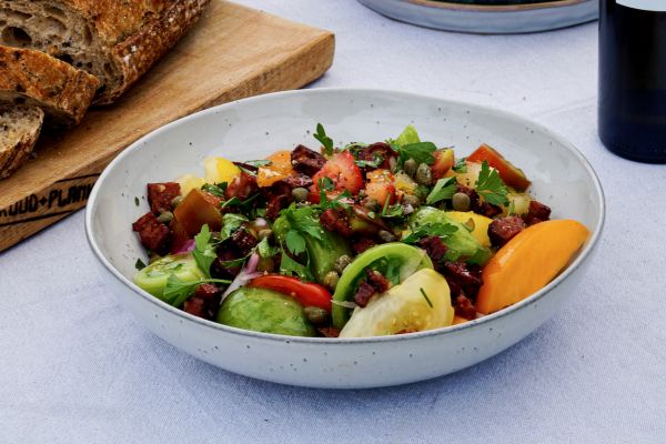 Tomatensalade met chorizo