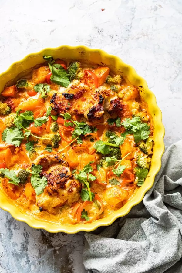 Thaise pompoencurry uit de oven van Miljuschka